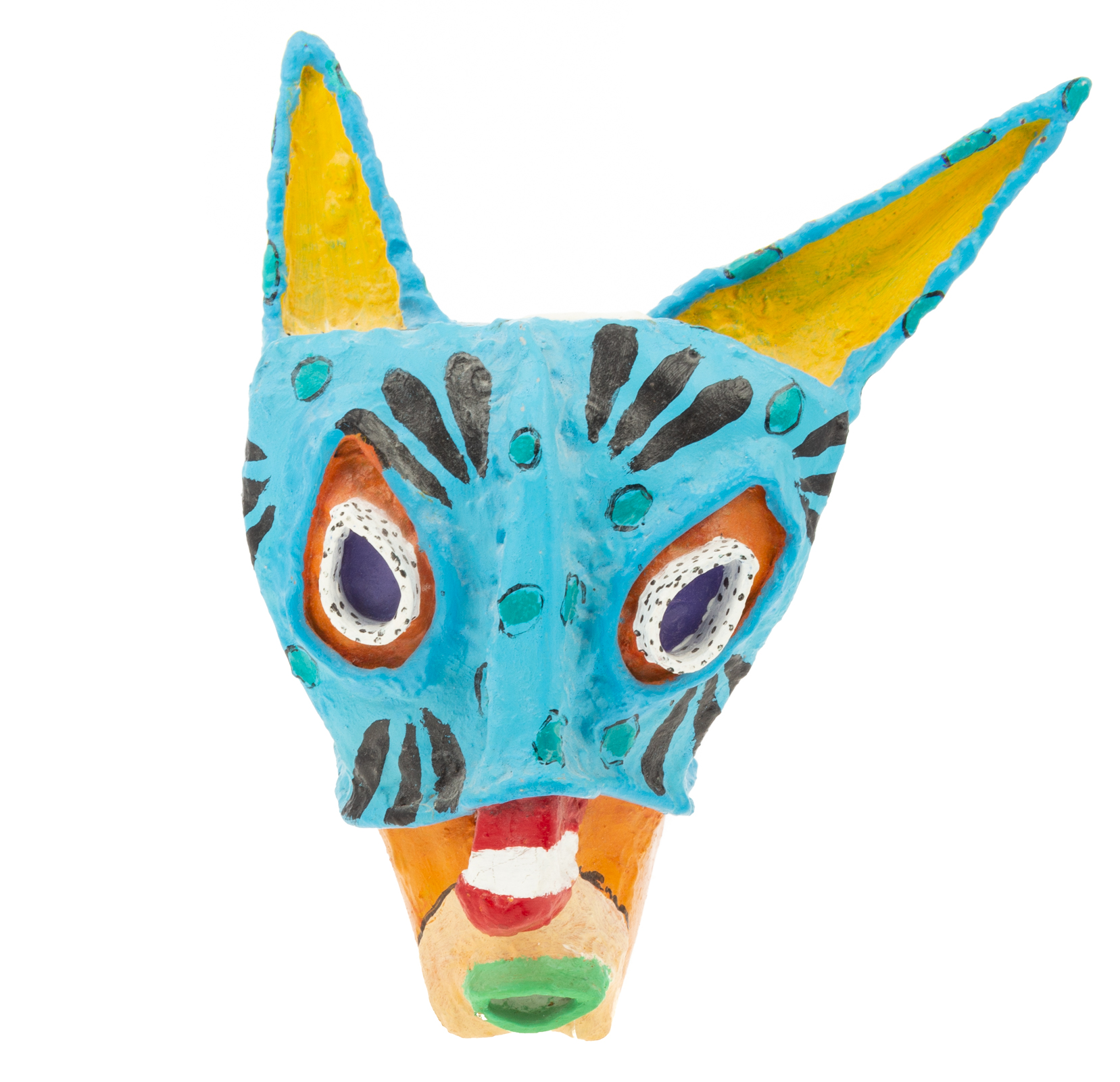 METAL DECORATIVE MASK Depicting a