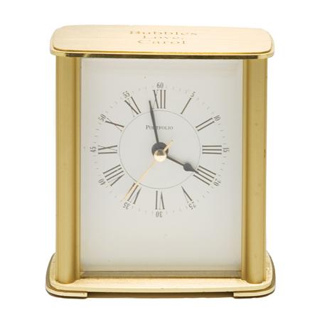 Metal Desk Clock, Tiffany & Co. 