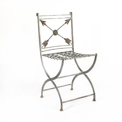 METAL FOLDING CHAIR W. ARROW,