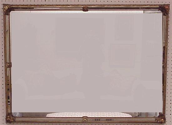Metal framed wall mirror  with four