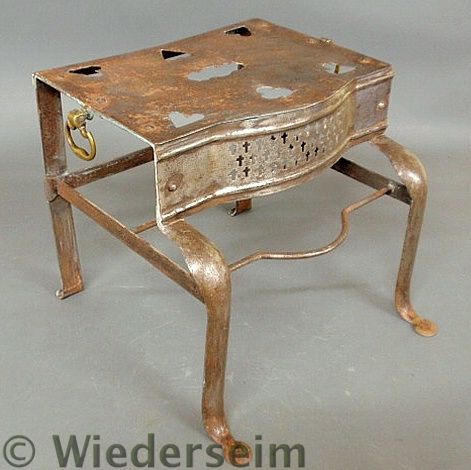 Metal hearth stand early 19th c.