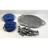Metal Kitchenware Lot. Dansk K