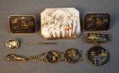METAL MOUNTED EARTHENWARE BROO