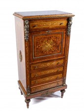 METAL MOUNTED PARQUETRY INLAID