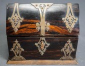 METAL MOUNTED ROSEWOOD HINGED