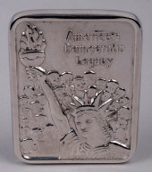 METAL PLAQUE, AMERICA'S DEMOCR