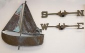 METAL SHIP-FORM WEATHER VANE C