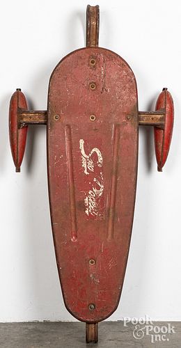 METAL SNO ROCKET SLED, AND A