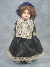Metal Tin head Germany 3 Doll,
