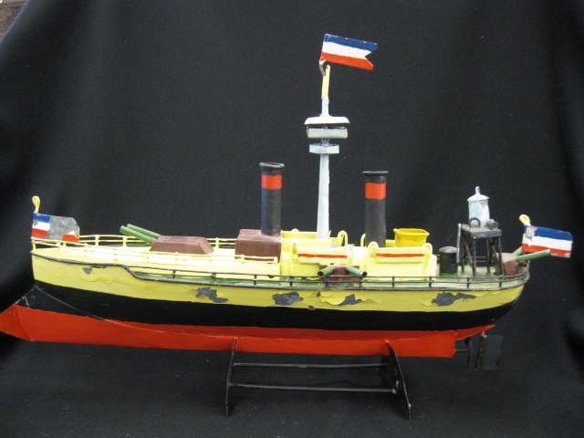 Metal Toy Steamship.
