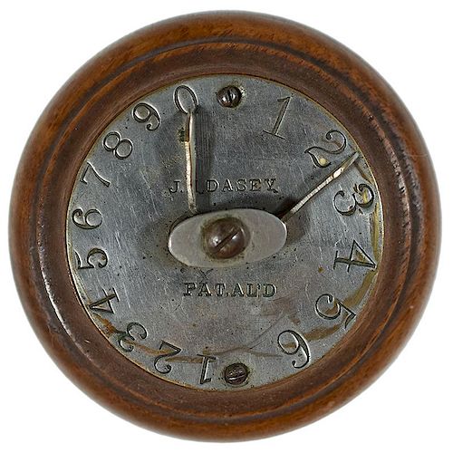 METAL WHIST MARKER ON WOOD BASE