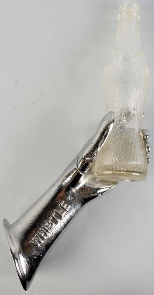 Metal Whistle Soda Advertising Arm.