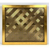 Metallic Op Art Wall Sculpture