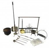 METALWARE, 10+ PIECES OF FIREP