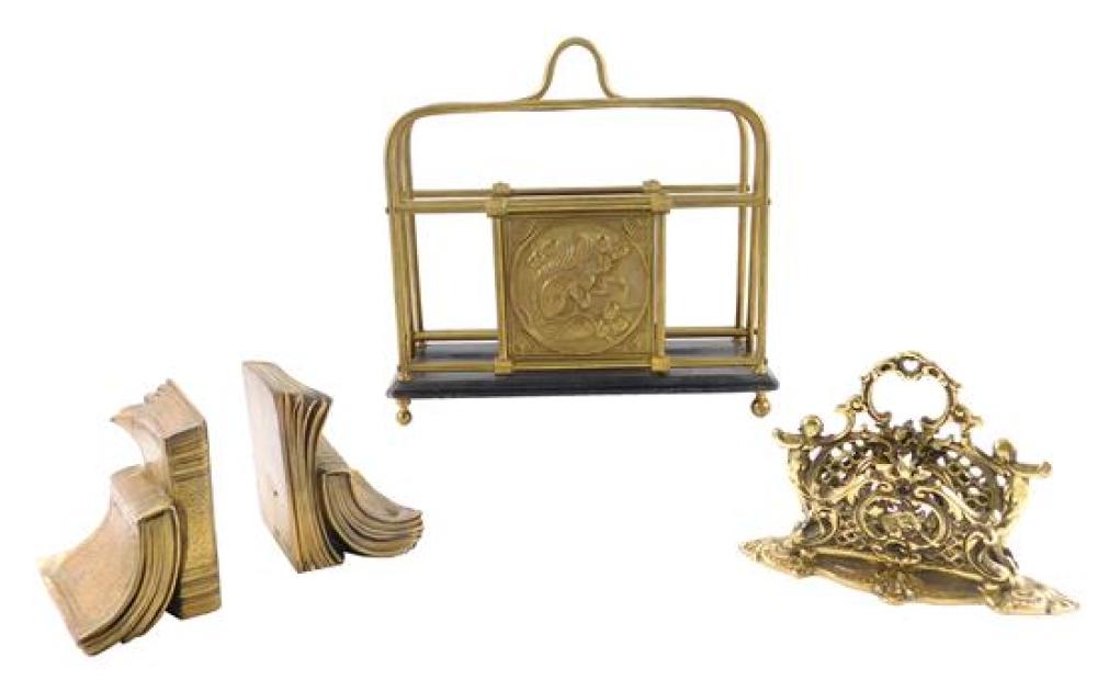 METALWARE, ALL BRASS-TONED,