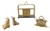 METALWARE, ALL BRASS-TONED, IN