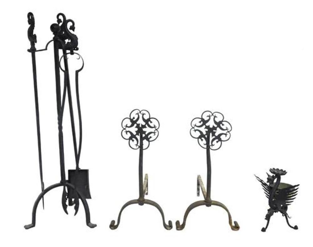 METALWARE, SEVEN PIECES, INCLUDING: