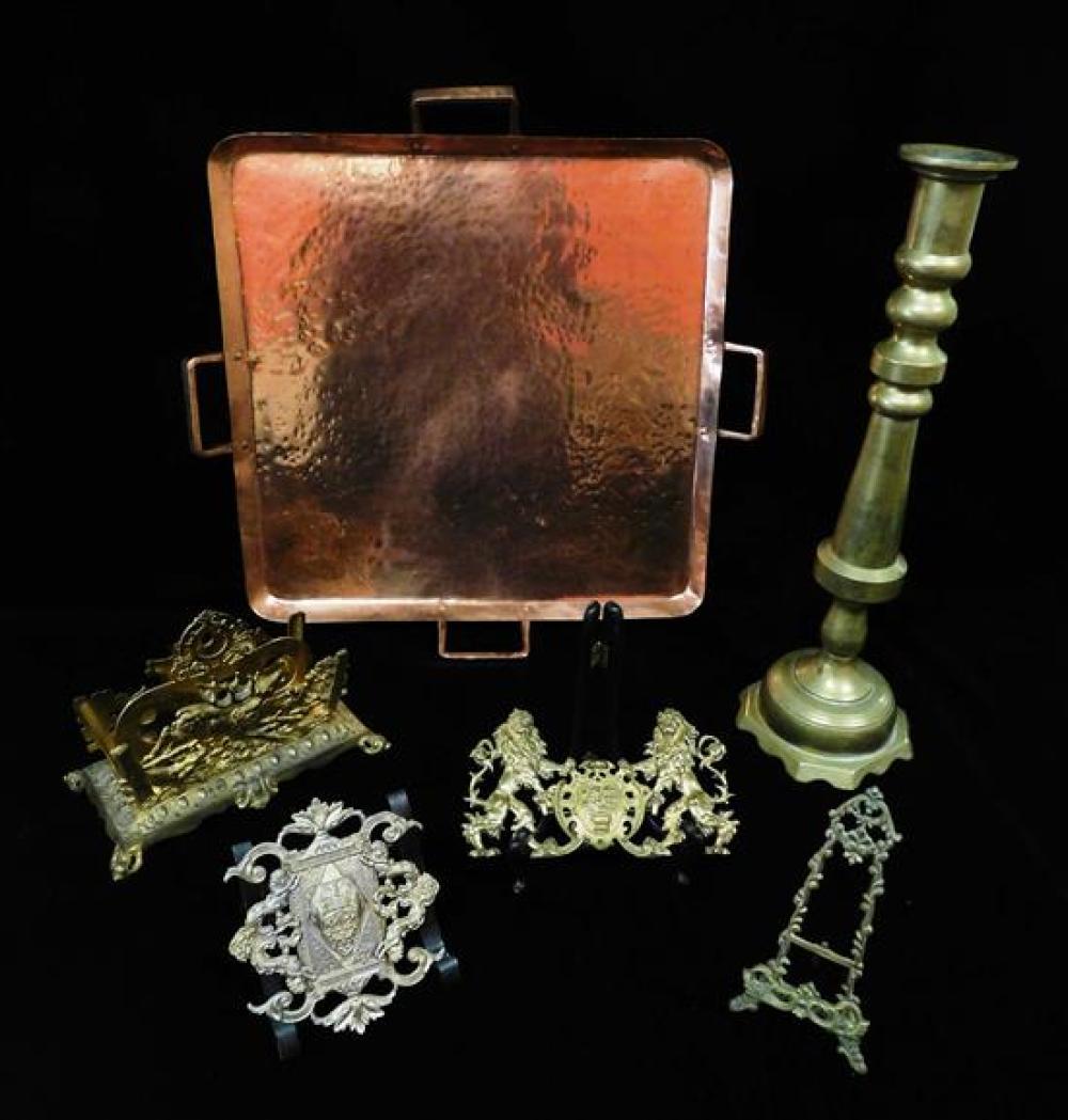 METALWARE, SIX PIECES: BRADLEY &