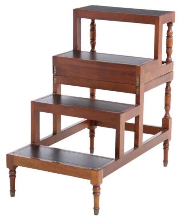 METAMORPHIC MAHOGANY BENCH &