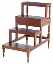 METAMORPHIC MAHOGANY BENCH & L