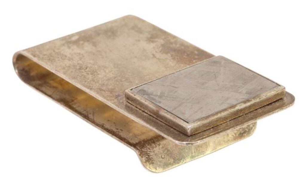 METEORITE STERLING SILVER MONEY