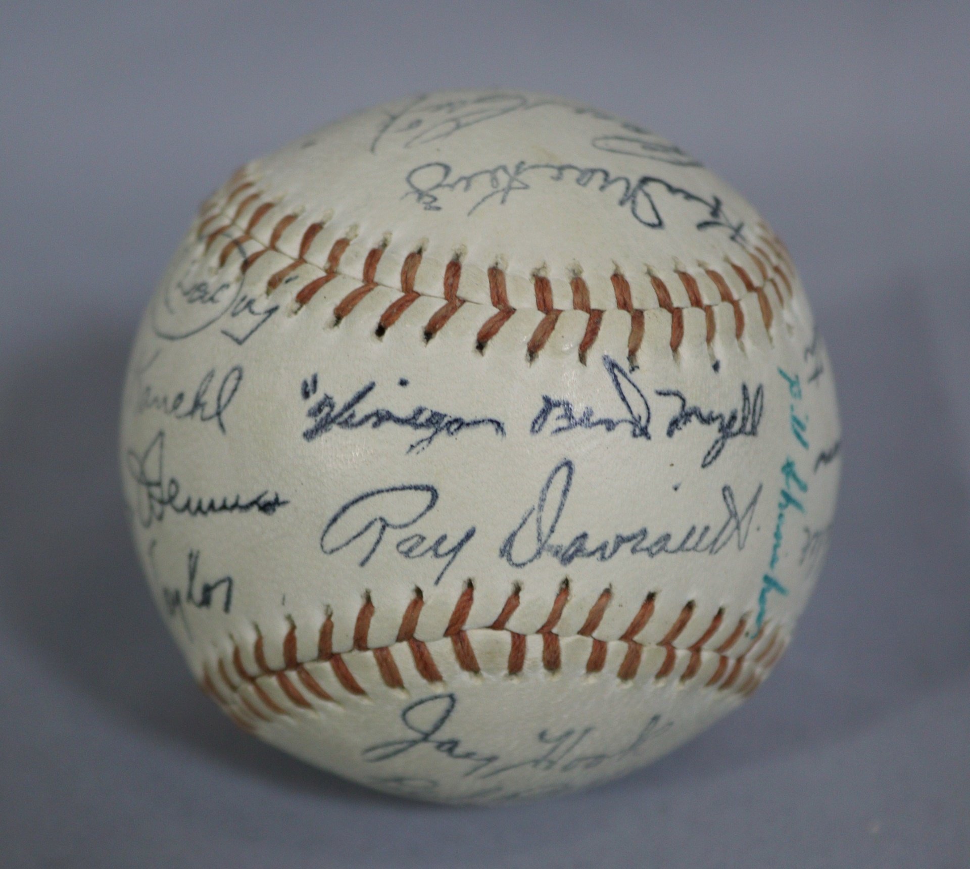 METS TEAM SIGNED BASEBALL 27