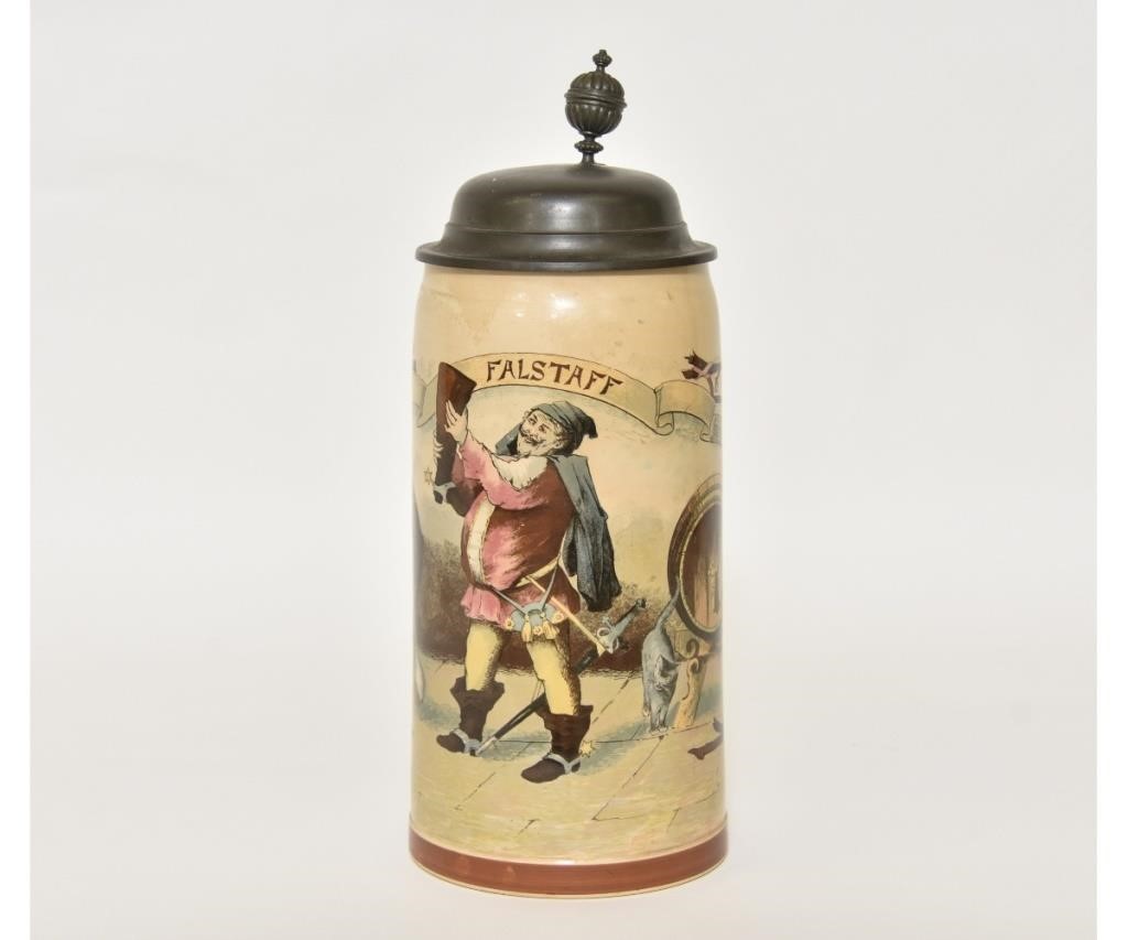 Mettlach #1526 'Falstaff' three