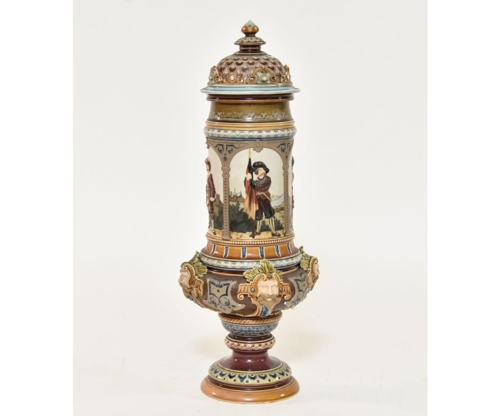 Mettlach #1820 Pokal stein by