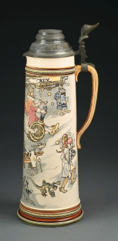 METTLACH #2262 4L GAMBRINUS SC