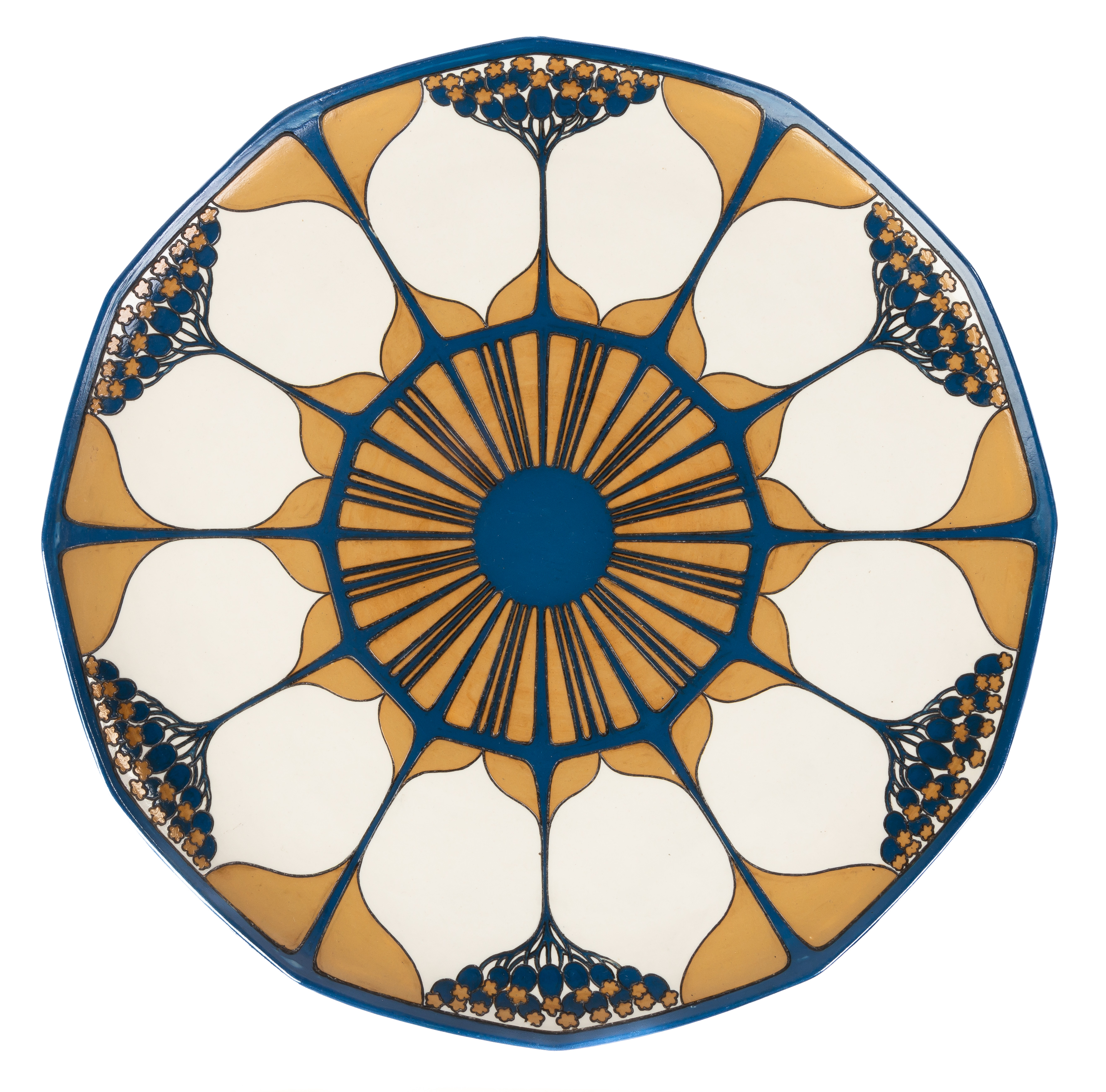 METTLACH ARTS & CRAFTS CHARGER