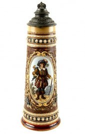 METTLACH BEER STEIN #1562 TRUM