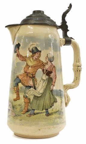 METTLACH BEER STEIN, MUSIC, LOVE