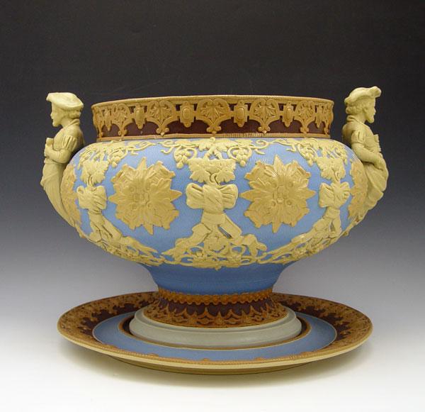 METTLACH PUNCH BOWL / TUREEN &