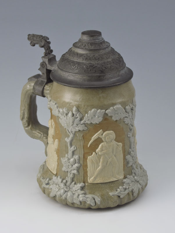 METTLACH RELIEF STEIN 1467: