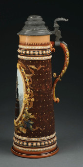 METTLACH STEIN #1494 W/ IMAGE