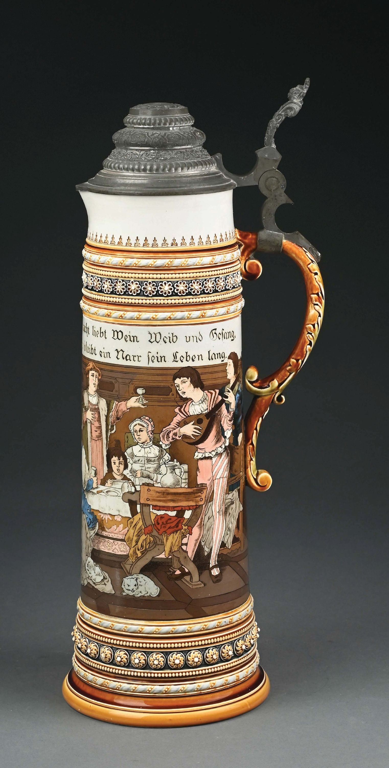 METTLACH STEIN #1577 W/ DINING