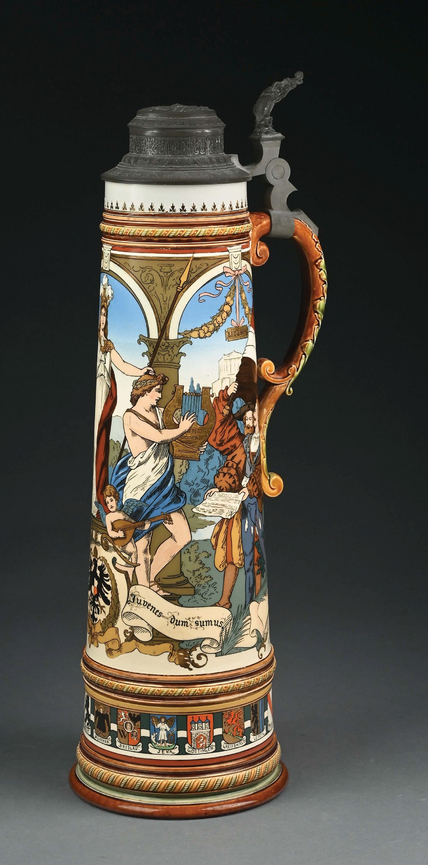 METTLACH STEIN #2102 W/