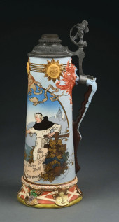 METTLACH STEIN #2122 W/ SOLDIE