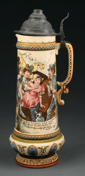 METTLACH STEIN #2176 W/ IMAGE