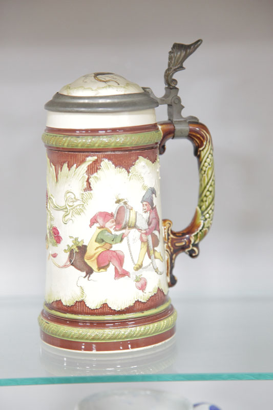 METTLACH STEIN. #2184. Gnomes at