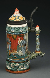 METTLACH STEIN #2391 W/ WEDDIN
