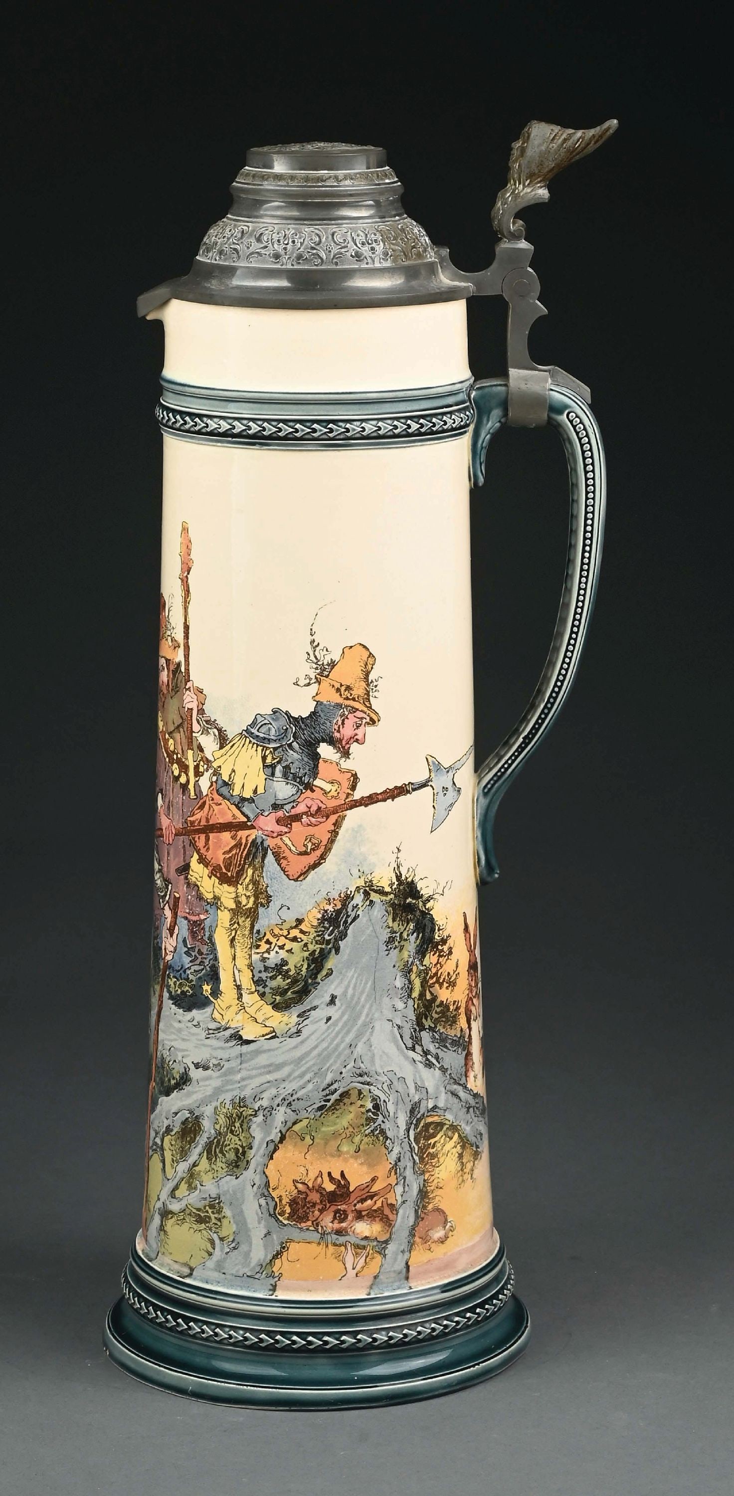 METTLACH STEIN #2488 W/ DRINKING