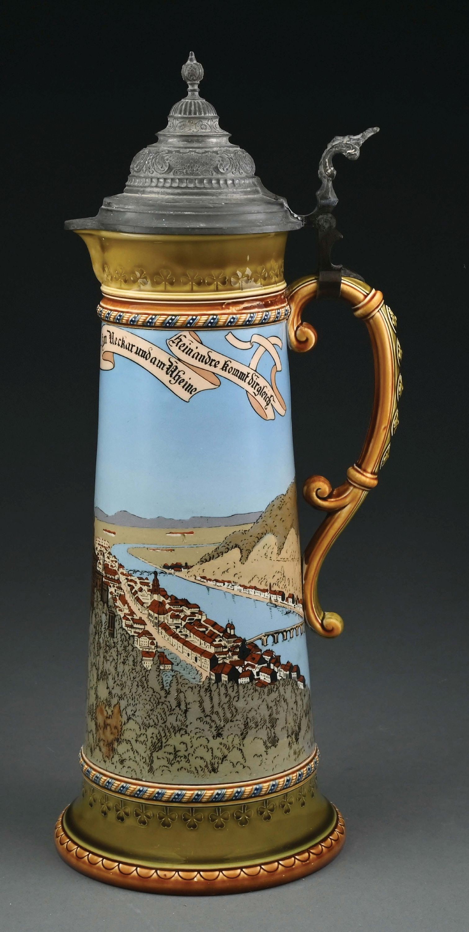 METTLACH STEIN #2796 W/