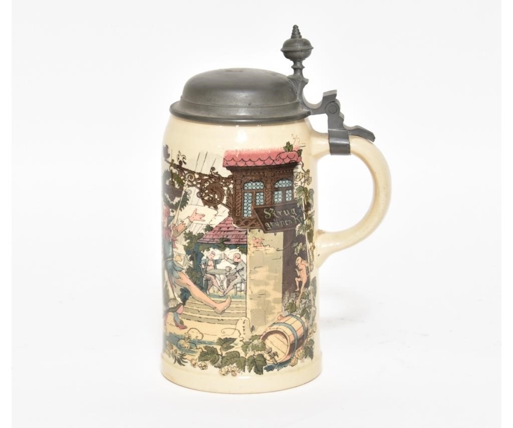 Mettlach stein #702 titled