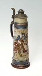 METTLACH STEIN TAVERN SCENE #2