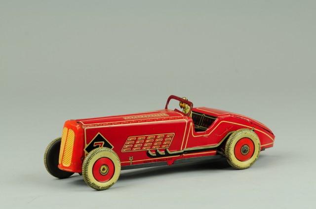 METTOY RACER 1930's lithographed