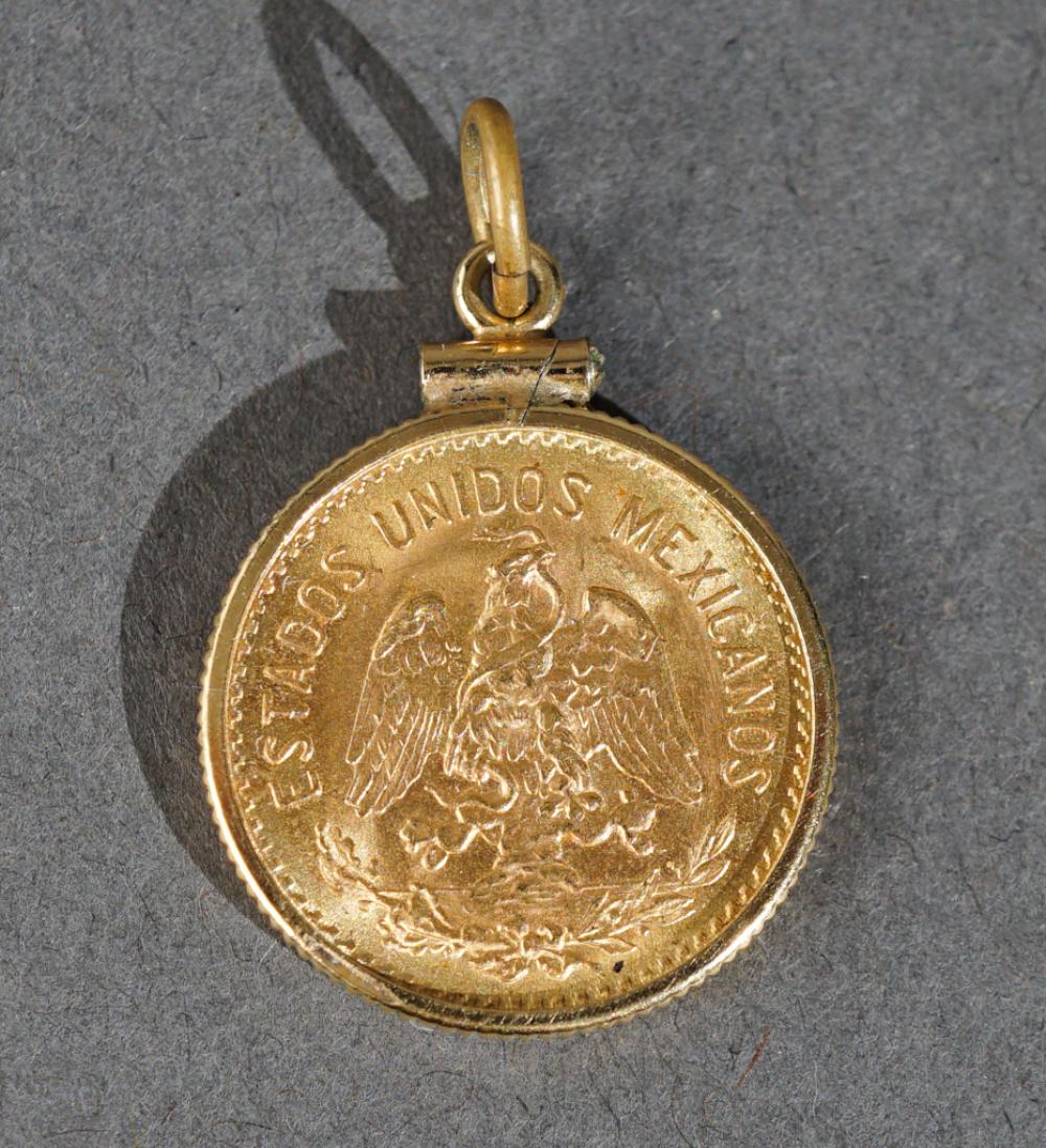 MEXICAN 1955 'CINCO PESOS' GOLD