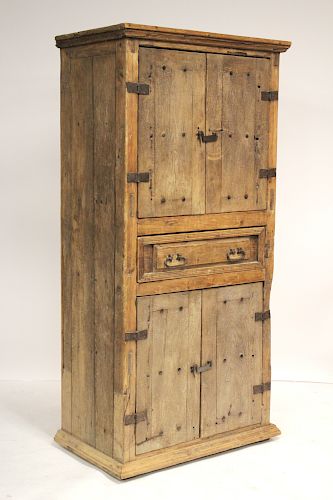 MEXICAN 4 DOOR STORAGE CABINET WITH