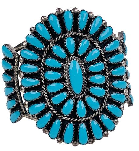 MEXICAN AND STERLING SILVER CUFF