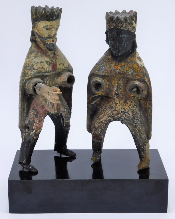 MEXICAN BIBLICAL MAGI CARVED WOOD